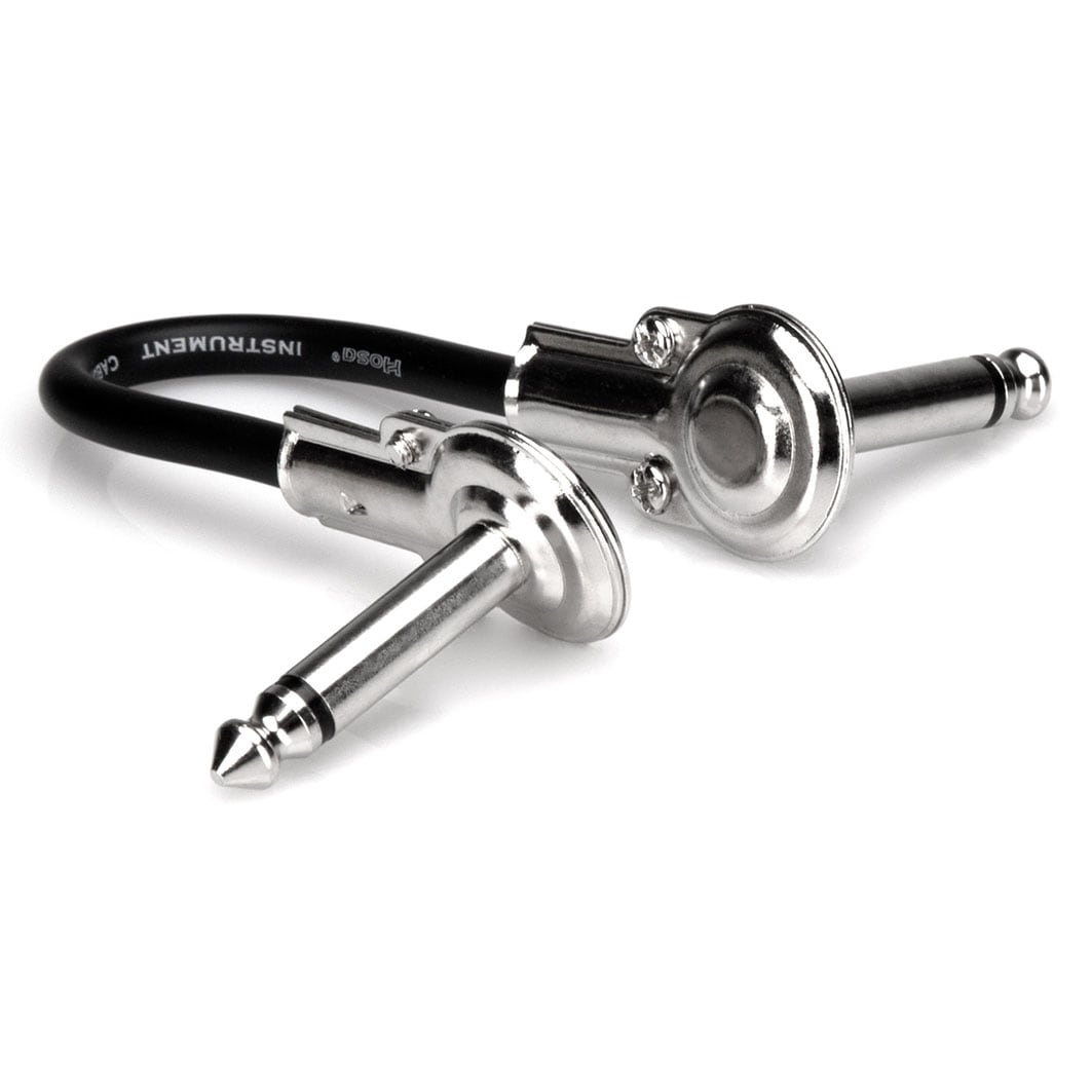 Photos - Instrument Cable Hosa IRG-100.5 Low-Profile Right-Angle Guitar Patch Cable 6" 